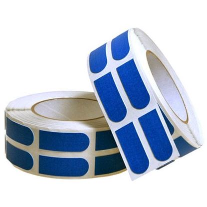 Picture of Turbo Grip Strips Tape Electric Blue 3/4" Precut Fitting Tape 500 Count Roll