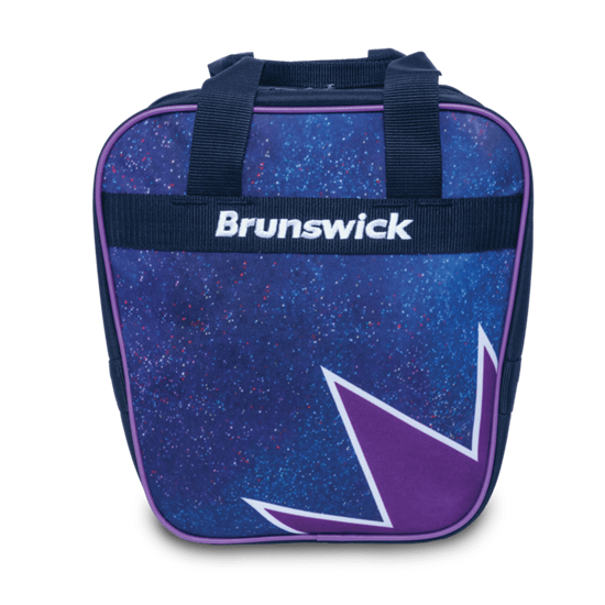 Picture of Brunswick Spark 1 Ball Single Tote Deep Space Bowling Bag